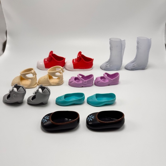 Disney‎ Mixed Doll Shoe & Boot Lot of 7 - Picture 3 of 10